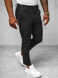 Muške chino hlače crne OZONEE O/1411SP