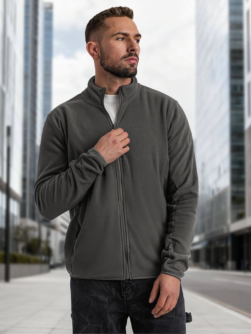 Muška dukserica grafitna OZONEE JS/HH016/5