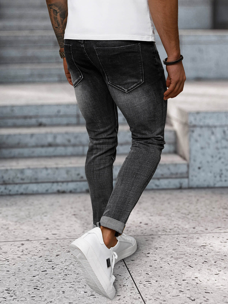 Muške traperice crne OZONEE NB/MP0169G