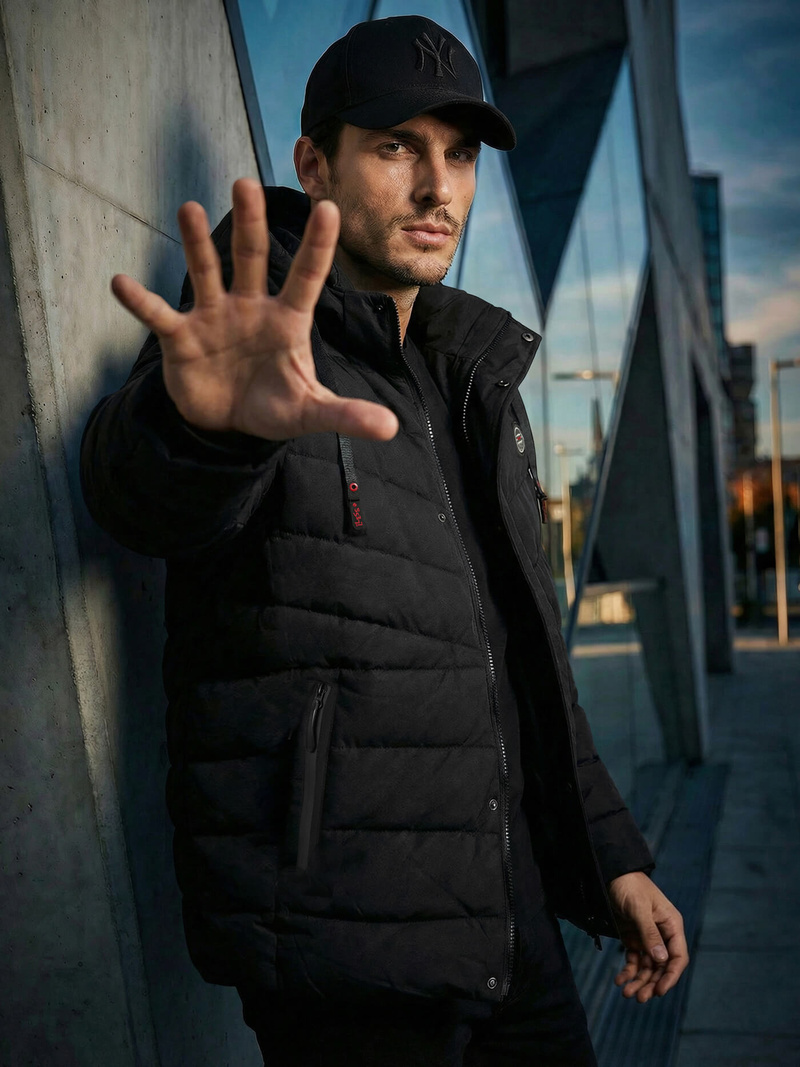 Muška jakna crna OZONEE JS/31M5081/392