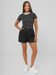 Ženska majica crna OZONEE JS/96T659/3