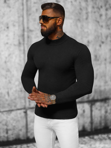 Muški Džemper Crni OZONEE NB/MMB603/4Z