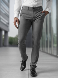 Muške chino hlače tamnosive OZONEE V/6545