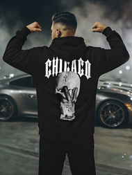 Muška dukserica s kapuljačom crna JS/21B1903/3