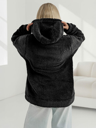 Ženska Dukserica Crna OZONEE JS/HH192/3