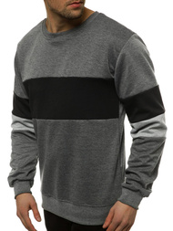 Muška dukserica grafitne OZONEE JS/JZ11039