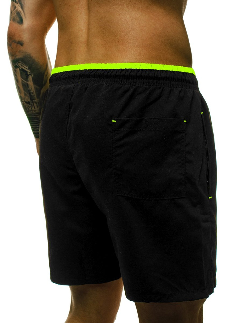 Muške kupaće kratke hlače crne OZONEE MAD/4262