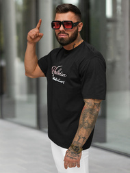 Muška Majica Crna OZONEE O/YN2/632