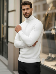 Muški džemper bijeli OZONEE V/V24504