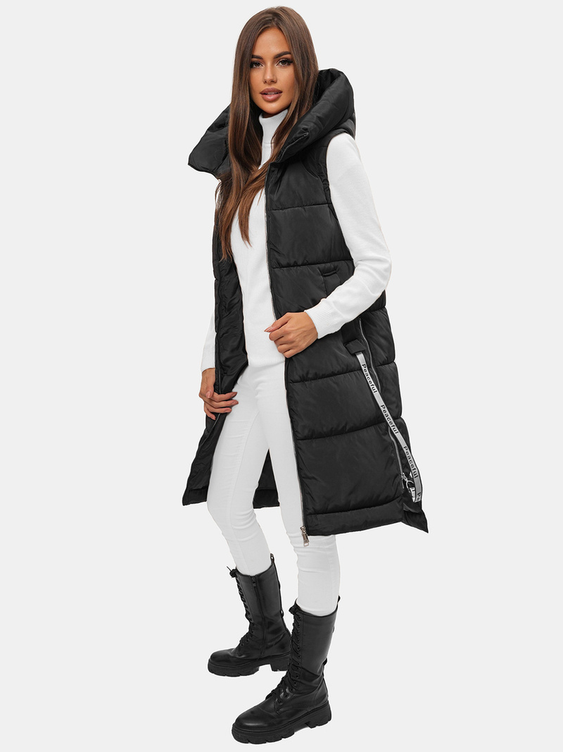 Ženski prsluk crni OZONEE O/DK113/1