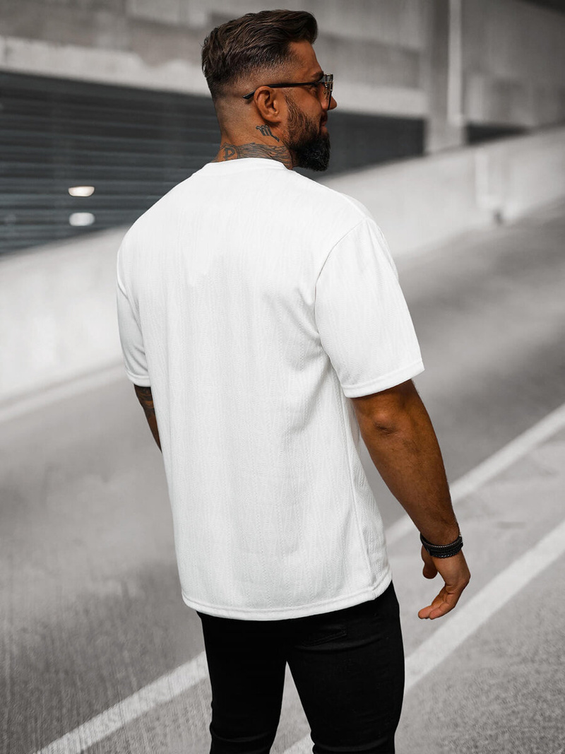 Muška majica bijela OZONEE O/3C333