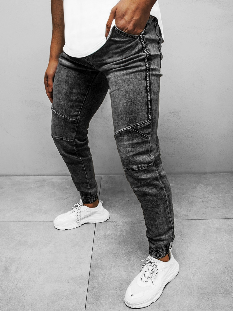 Muške jogger hlače grafitne OZONEE DR/TF126