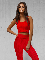 Dvodijelni set trenerke crveni OZONEE JS/YW88037/5Z