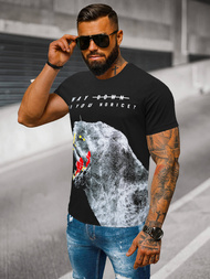  Muška majica crna OZONEE O/T127/3Z