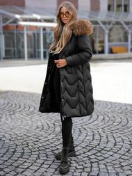 Ženska Zimska Jakna Crna OZONEE O/5M3229/392