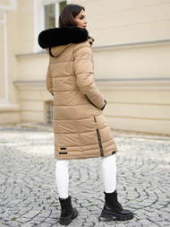 Ženska jakna bež OZONEE O/W377Z