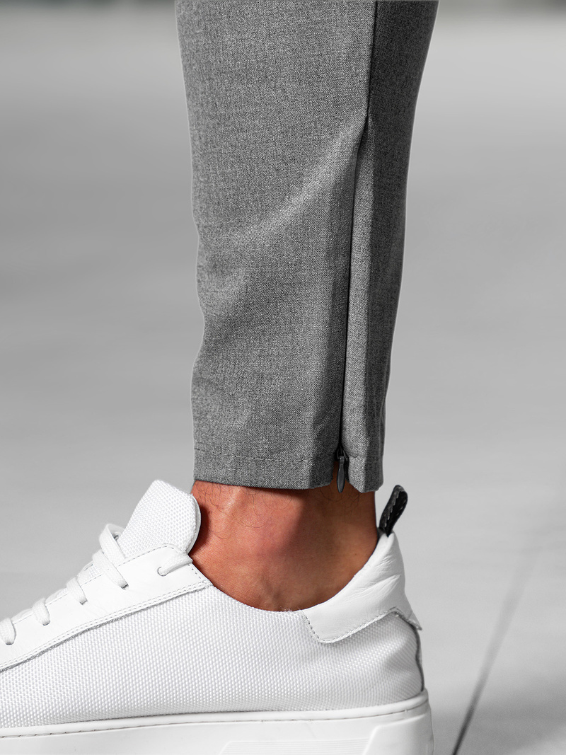 Muške chino hlače tamnosive OZONEE DJ/3300Z