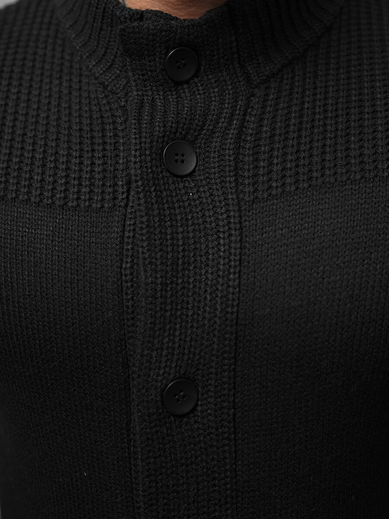 Muški Džemper Crni OZONEE NB/MM6011/4