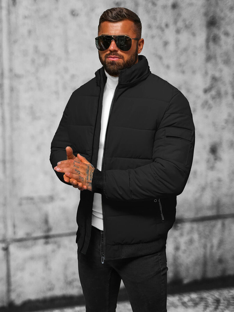 Muška jakna crna OZONEE JS/31M5006