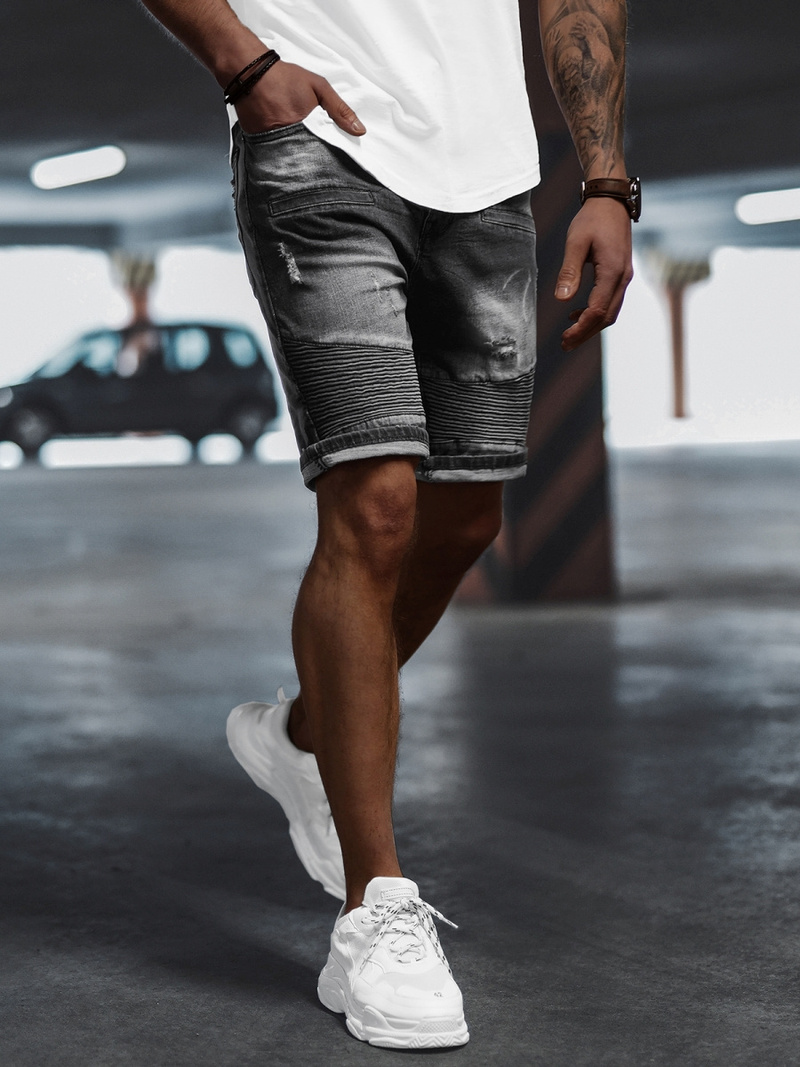 Muške Kratke Hlače Crne OZONEE NB/MP0033NZ