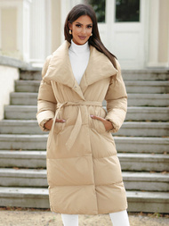 Ženska jakna bež OZONEE JS/M737/62Z