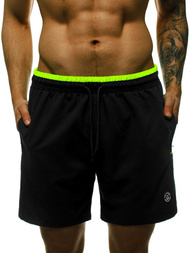 Muške kupaće kratke hlače crne OZONEE MAD/4262