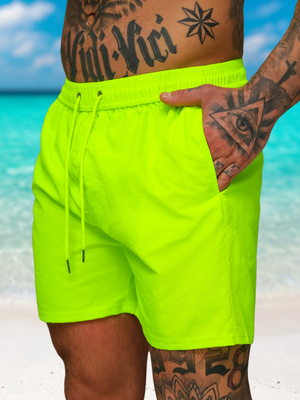 Muške kupaće kratke hlače žuto-neon OZONEE JS/XL018/81