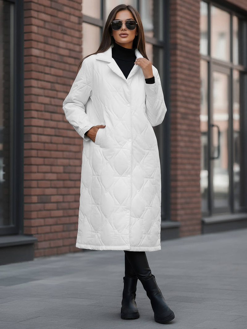 Ženska jakna bijela OZONEE JS/5M3177/281Z