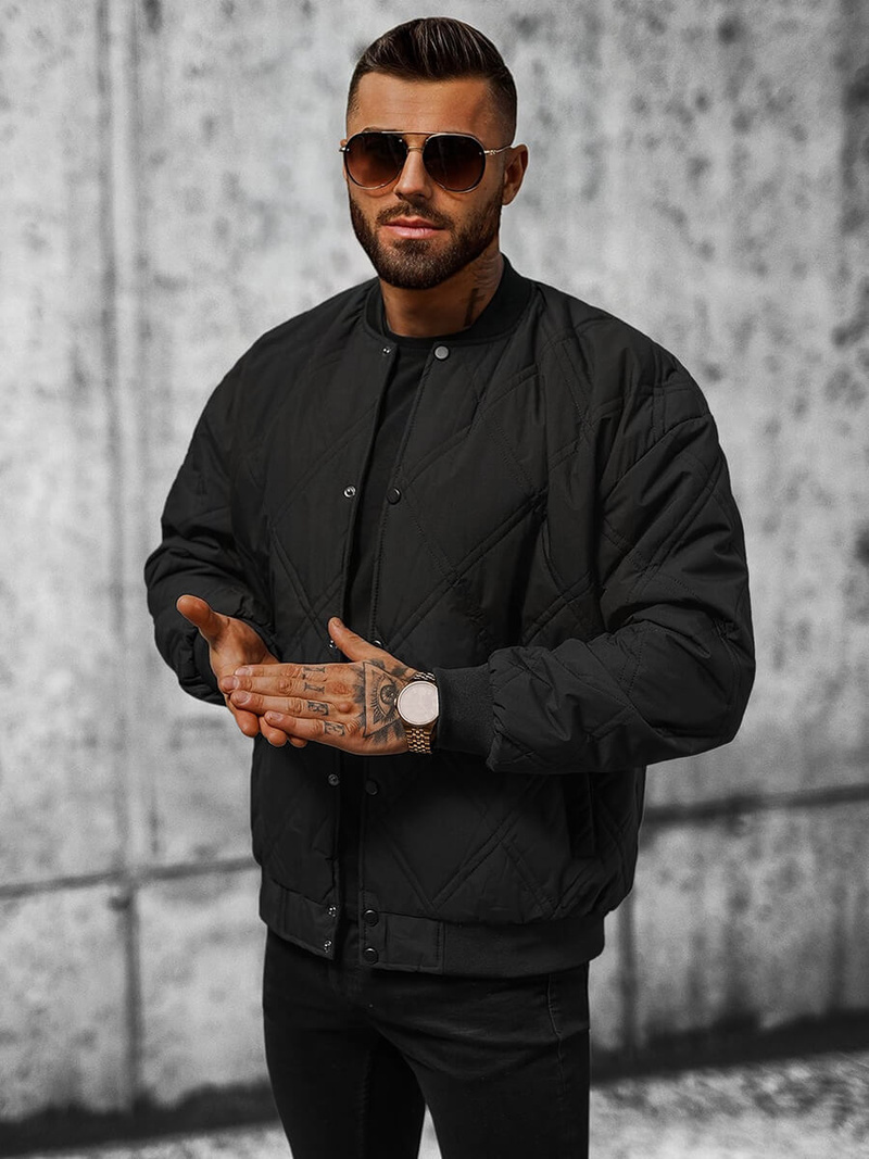 Muška proljetna jakna crna OZONEE JS/84M3020/392