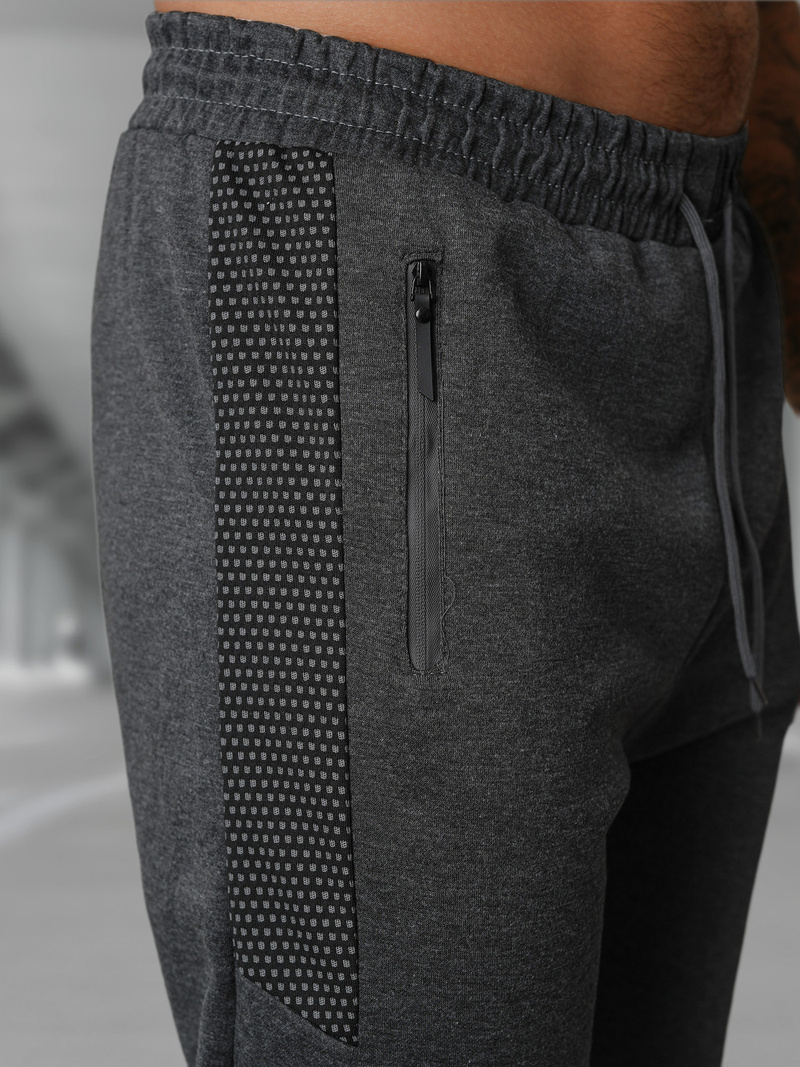 Muške sportske hlače grafitne OZONEE JS/15K1850/5