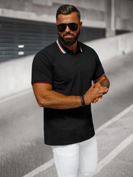 Muška polo majica crna OZONEE O/DA719