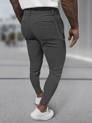 Muške chino hlače grafitne OZONEE DJ/3300