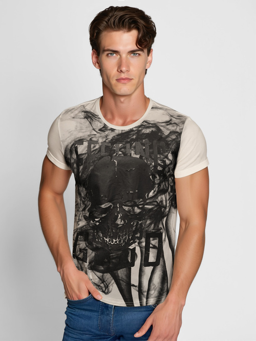 Muška Majica Bež OZONEE O/T126/155Z