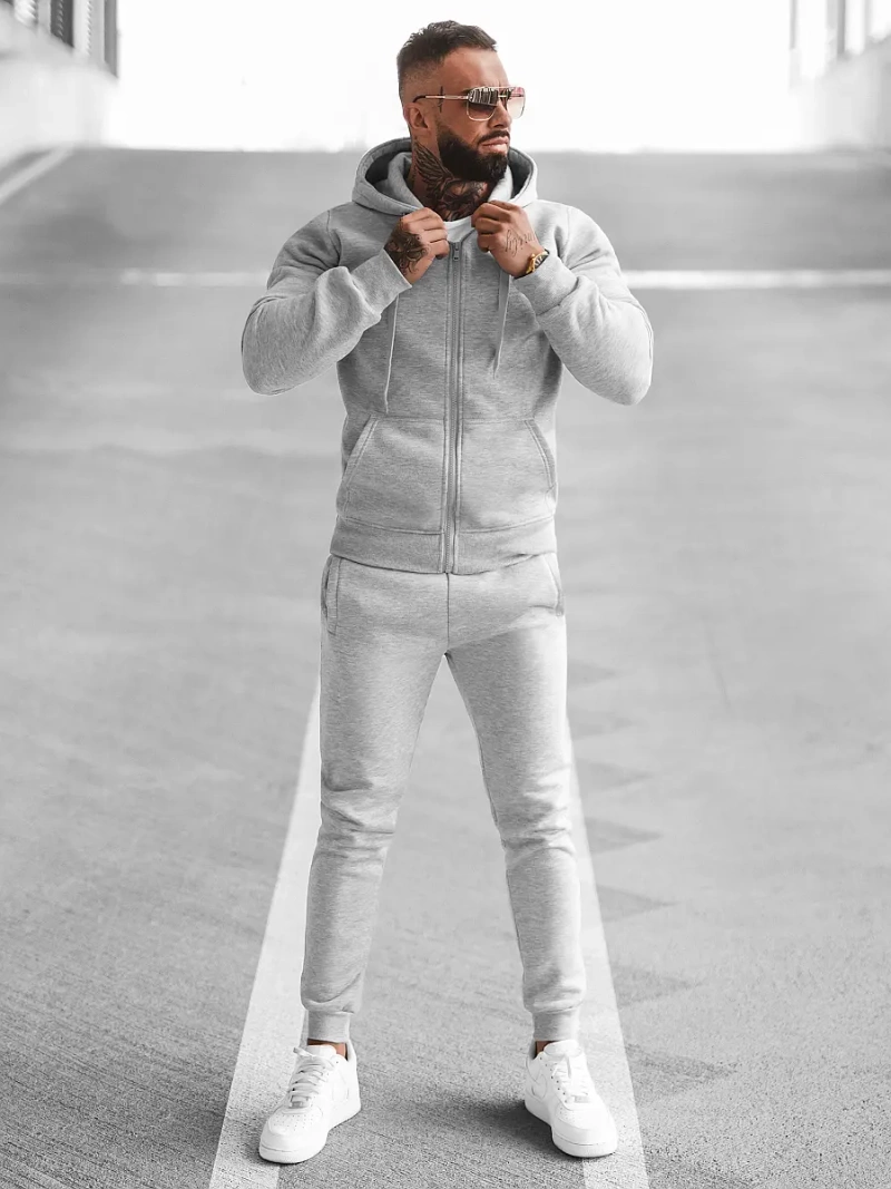 Muška trenirka siva OZONEE JS/68C10386/2Z