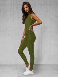 Dvodijelni set trenerke kaki OZONEE JS/YW88037/7Z