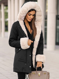 Ženska Zimska Jakna Crna OZONEE JS/M763/392Z