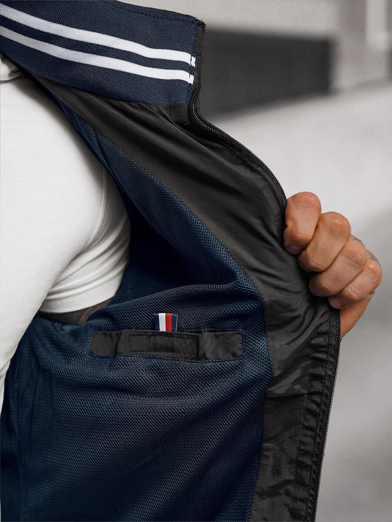 Muška proljetna jakna crna OZONEE JS/5M3101/392Z