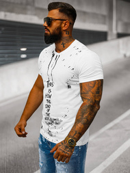 Muška majica bijela OZONEE O/8T1259/1