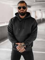 Muška dukserica s kapuljačom crna OZONEE JS/27B6502/3Z