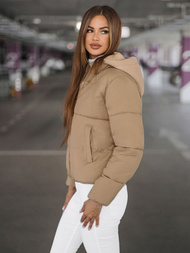 Ženska Jakna Svijetlo-Bež OZONEE JS/16M9187/158Z