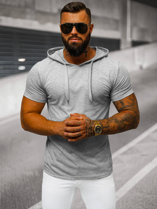 Muška Majica Sivi OZONEE JS/8T89/2