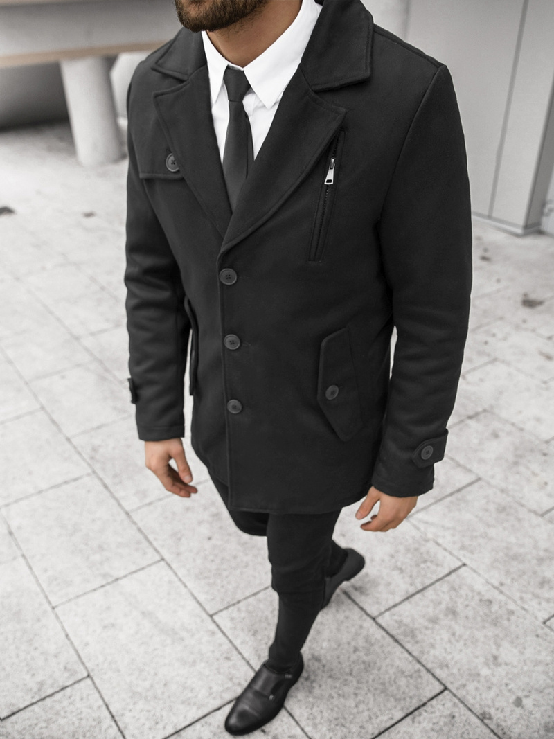 Muški kaput Crni OZONEE JS/79M3127Z