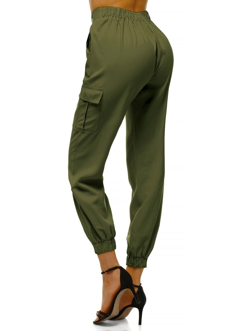 Ženske jogger hlače Kaki OZONEE O/HM005