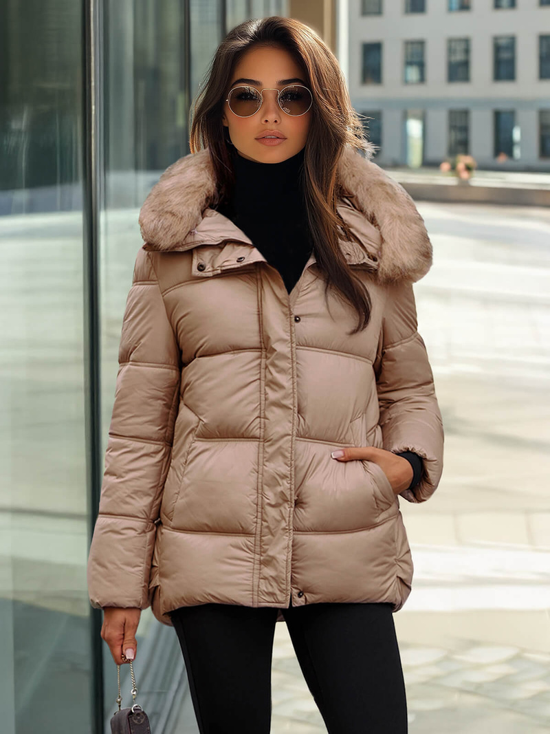 Ženska Zimska Jakna Camel OZONEE JS/5M3256/84Z