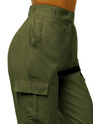 Ženske jogger hlače Kaki OZONEE O/HM005