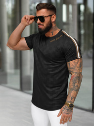  Muška Majica Crna OZONEE O/QS11621