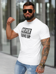 Muška Majica Bijeli OZONEE NB/MT3133