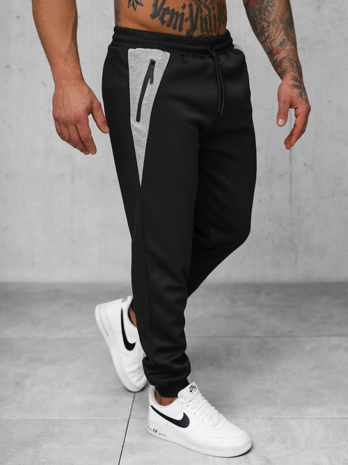 Muške sportske hlače crne OZONEE JS/15K1813/3
