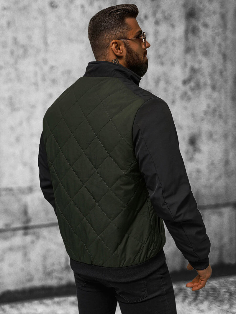 Muška proljetna jakna tamnozelena OZONEE JS/84M3022/136