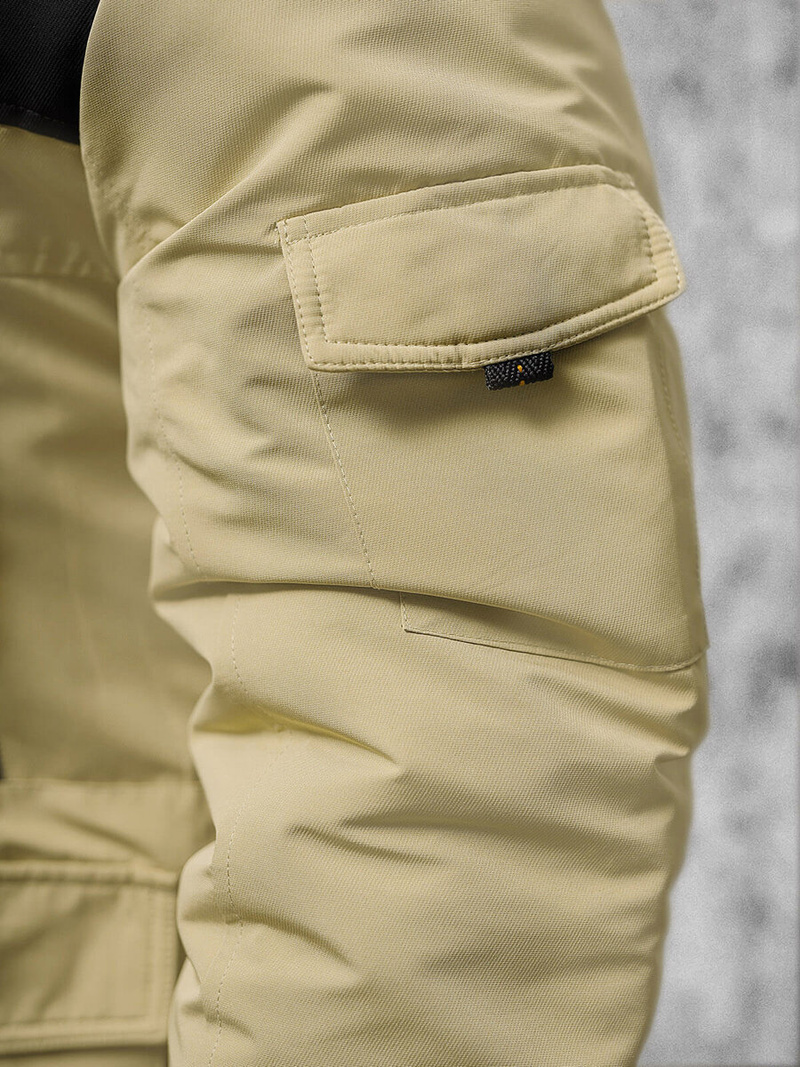 Muška Jakna Bež OZONEE JS/22M322/62